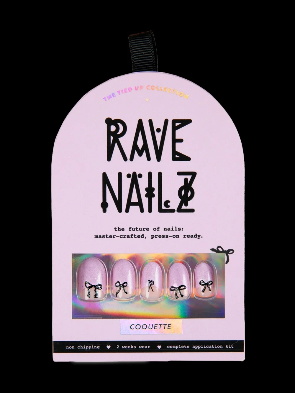 NEW Rave Nailz Coquette Press On Nails Tied Up Collection